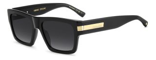 Óculos de sol Dsquared2 D2 0198/S DS Preto Quadrada - 1
