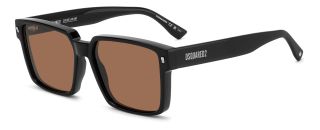 Óculos de sol Dsquared2 D2 0202/G/S DS Preto Quadrada - 1