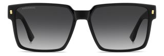 Óculos de sol Dsquared2 D2 0202/G/S DS Preto Quadrada - 2