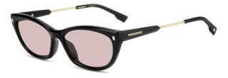Óculos de sol Dsquared2 DS D2 0209/G/S Preto Tamanho: 57X16