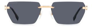 Óculos de sol Dsquared2 D2 0102/S DS Preto Retangular - 2