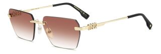 Óculos de sol Dsquared2 DS D2 0102/S Dourados Tamanho: 58X16