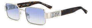 Óculos de sol Dsquared2 D2 0156/S DS Prateados Retangular - 1