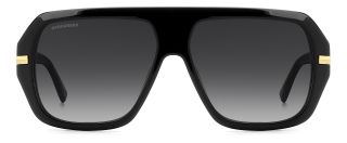 Óculos de sol Dsquared2 D2 0160/S DS Preto Retangular - 2