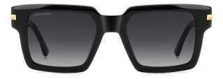 Óculos de sol Dsquared2 D2 0161/G/S DS Preto Retangular - 2