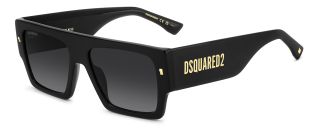 Óculos de sol Dsquared2 D2 0165/S DS Preto Retangular - 1