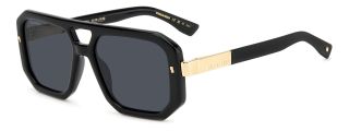 Óculos de sol Dsquared2 DS D2 0105/S Preto Tamanho: 56X17