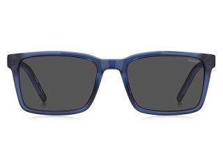 Óculos de sol Hugo HG 1392/S HH Azul Retangular - 2