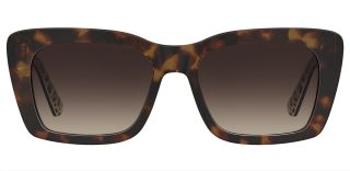 Óculos de sol LOVE MOSCHINO MOL106/S ML Castanho Retangular - 2