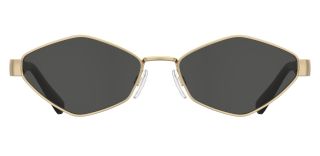 Óculos de sol LOVE MOSCHINO MOL101/S ML Dourados Retangular - 2