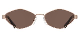 Óculos de sol LOVE MOSCHINO MOL101/S ML Dourados Retangular - 2