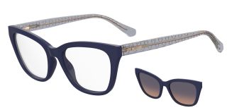 Óculos de sol LOVE MOSCHINO MOL071/CS ML Azul Borboleta - 1