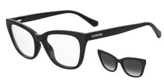 Óculos de sol LOVE MOSCHINO MOL071/CS ML Preto Borboleta - 1