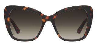 Óculos de sol LOVE MOSCHINO MOL083/S ML Castanho Retangular - 2