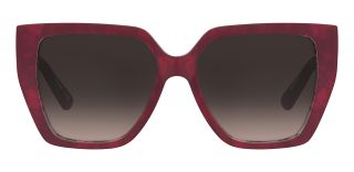 Óculos de sol LOVE MOSCHINO MOL088/S ML Rosa/Vermelho-Púrpura Retangular - 2