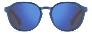 Óculos de sol Polaroid Kids PLD 8078/S PK Azul Ovalada - 2