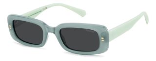 Óculos de sol Polaroid Kids PLD 8071/S PK Verde Retangular - 1