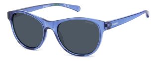 Óculos de sol Polaroid Kids PLD 8066/S PK Azul Retangular - 1