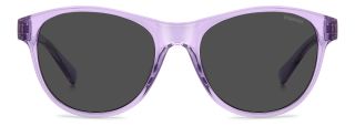 Óculos de sol Polaroid Kids PLD 8066/S PK Lilás Retangular - 2