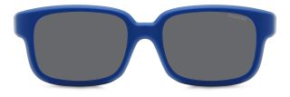 Óculos de sol Polaroid Kids PLD K005 CL-ON PK Azul Retangular - 2