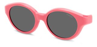 Óculos de sol Polaroid Kids PLD K007 CL-ON PK Rosa/Vermelho-Púrpura Redonda - 1
