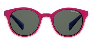Óculos de sol Polaroid Kids PLD 8036/S PK Rosa/Vermelho-Púrpura Ovalada - 2