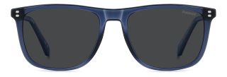 Óculos de sol Polaroid PLD 4202/S/X PL Azul Retangular - 2