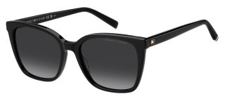 Óculos de sol Tommy Hilfiger TH 2226/S TH Preto Retangular - 1