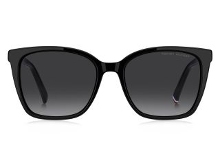 Óculos de sol Tommy Hilfiger TH 2226/S TH Preto Retangular - 2