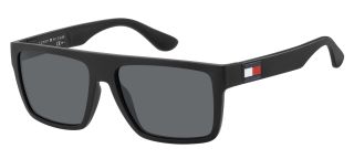 Óculos de sol Tommy Hilfiger TH 1605/S TH Preto Retangular - 1