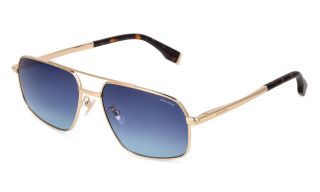 Óculos de sol Police SPLV35 ELITE 6 POLICE Dourados Quadrada
