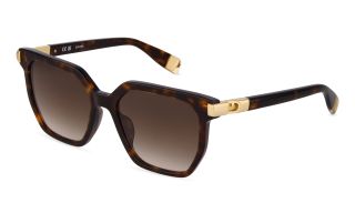 Óculos de sol Furla SFUB50 FURLA Castanho Quadrada