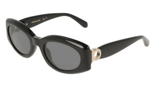 Óculos de sol SALVATORE FERRAGAMO SF2118S Preto Ovalada - 1