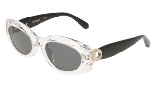 Óculos de sol SALVATORE FERRAGAMO SF2118S Transparente Ovalada - 1