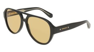 Óculos de sol SALVATORE FERRAGAMO SF2147S Preto Aviador - 1