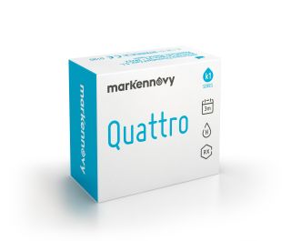 Lentes de contacto Quattro Quattro Spheric Diâmetro 14,50 mm Trimes