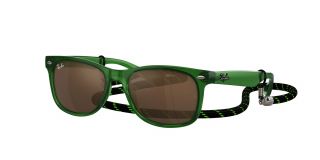 Óculos de sol Ray Ban Junior 0RJ9052S JUNIOR NEW WAYFARER Verde Quadrada - 1