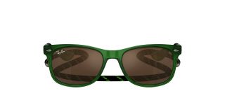 Óculos de sol Ray Ban Junior 0RJ9052S JUNIOR NEW WAYFARER Verde Quadrada - 2
