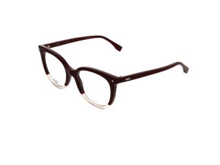 Óculos Fendi FF0235 Grená Redonda - 1