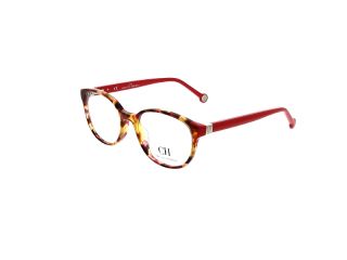 Óculos CH Carolina Herrera VHE740 Vermelho Redonda - 1
