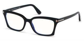 Óculos Tom Ford TF5552-B Preto Retangular