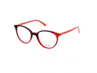 Óculos Sting VSJ668V Vermelho Redonda