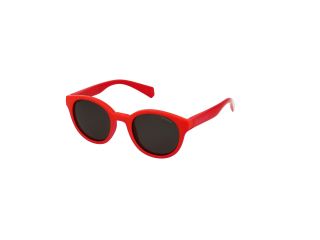 Óculos de sol Polaroid Kids PLD8036/S Rosa/Vermelho-Púrpura Redonda