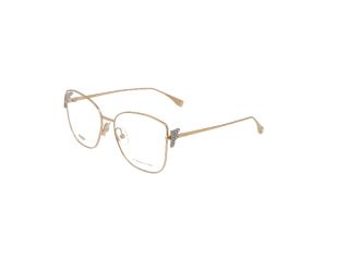 Óculos Fendi FF0390 Dourados Quadrada - 1