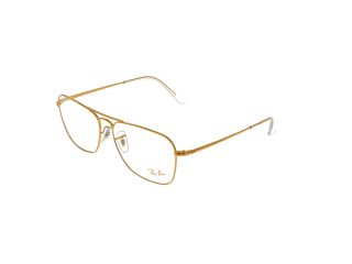 Óculos Ray Ban 0RX6536 Dourados Quadrada - 1