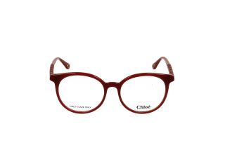 Óculos Chloé CH0006O Rosa/Vermelho-Púrpura Redonda - 2
