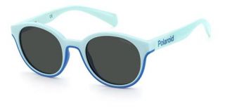 Óculos de sol Polaroid Kids PLD8040/S Azul Redonda - 1