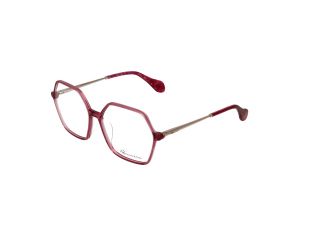 Óculos Blumarine VBM179 Rosa/Vermelho-Púrpura Quadrada - 1