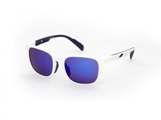Óculos de sol Adidas SP0033 Branco Redonda - 1