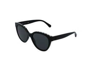 Óculos de sol Chanel 0CH5414 Preto Ovalada - 1